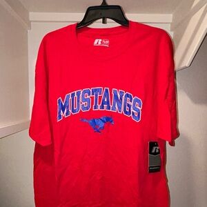 🏀🐎 Southern Methodist University SMU Mustangs Marquee Stadium shirt 🐎🏈